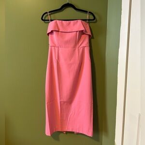 Bardot Strapless Candy Pink Georgia Dress
